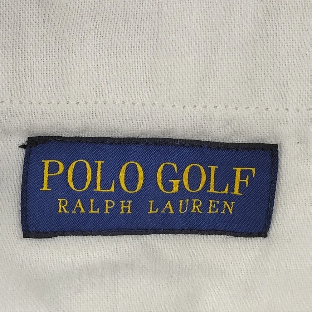 Polo Golf Ralph Lauren Shorts Mens 32 Beige Stretch Chino Golf Classic Fit Crest